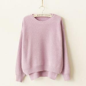 Small Fresh Long Sleeved Sweater